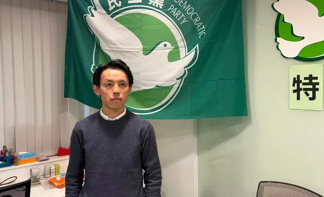 民主黨主席羅健熙。巴士的報記者攝