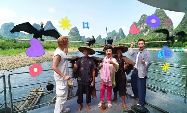 今輯薛家燕與何廣沛、林正峰將會遊歷有「山水甲天下」美譽的廣西桂林。