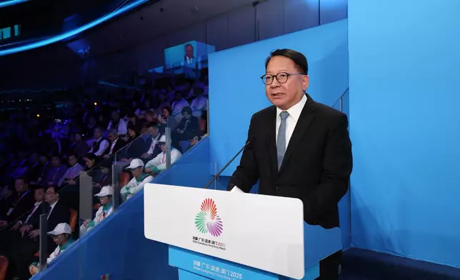 陳國基出席殘特奧會閉幕活動。陳國基FB圖片