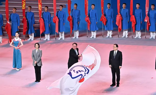 陳國基出席殘特奧會閉幕活動。陳國基FB圖片