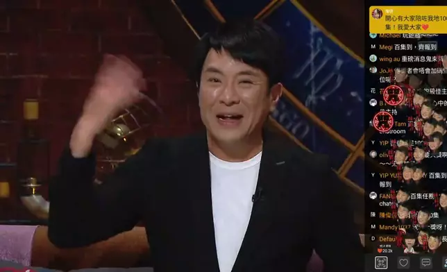 思浩獲一班好友祝福，搞到眼濕濕。