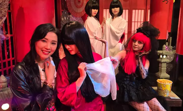 昨晚紅衣女鬼、恐怖娃娃、初一、十五4隻女鬼回魂出席節目。