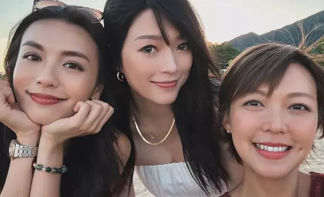 黎紀君、連詩雅、梁諾妍一向好老友。