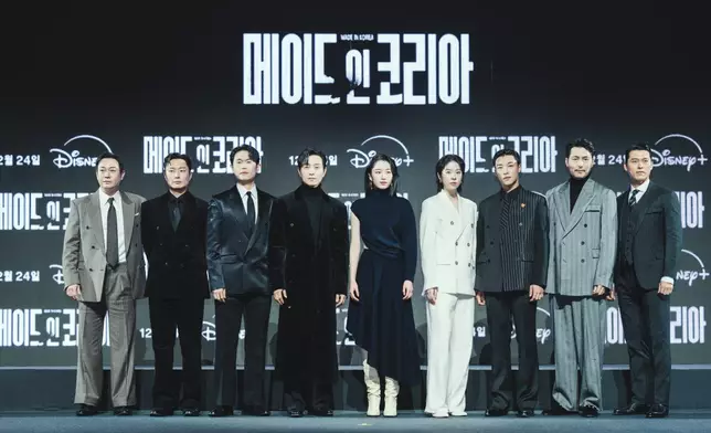 《韓國製造》黃金卡士令人期待。Disney+提供圖片