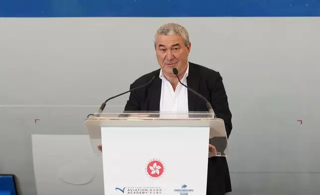 Eilor Group 行政總裁Daniel Derichebour 致辭。巴士的報記者攝