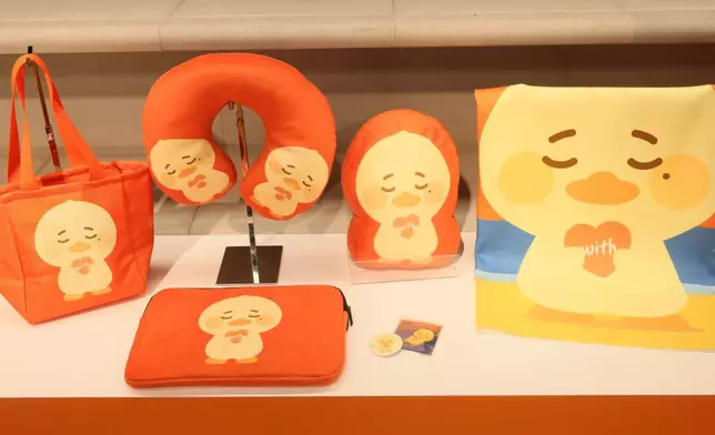 現場特別推出多款「可愛鴨鴨」系列限定周邊。