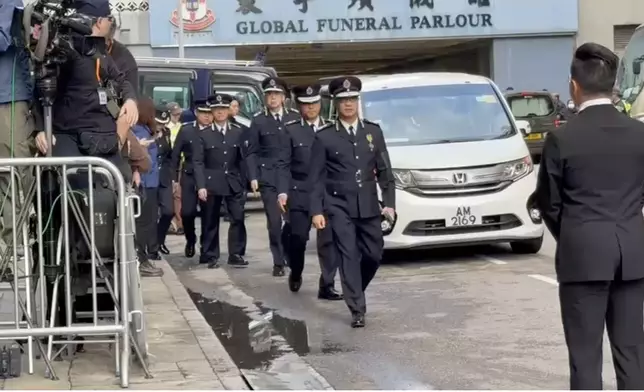 何偉豪舉殯。巴士的報記者攝