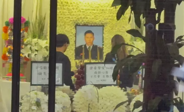 何偉豪舉殯。巴士的報記者攝