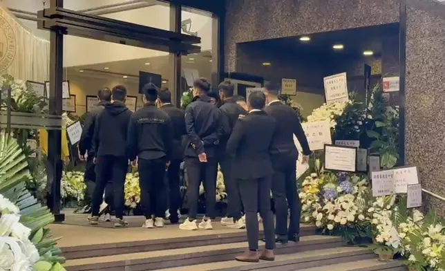 何偉豪舉殯。巴士的報記者攝