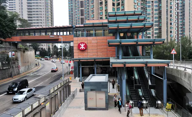 港鐵香港大學站。運輸及物流局圖片