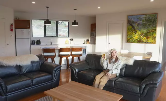 Christy今次嘅旅程其中一站住喺獲獎農莊入面嘅酒店。