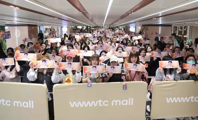 現場大批粉絲在場等候。主辦單位提供圖片