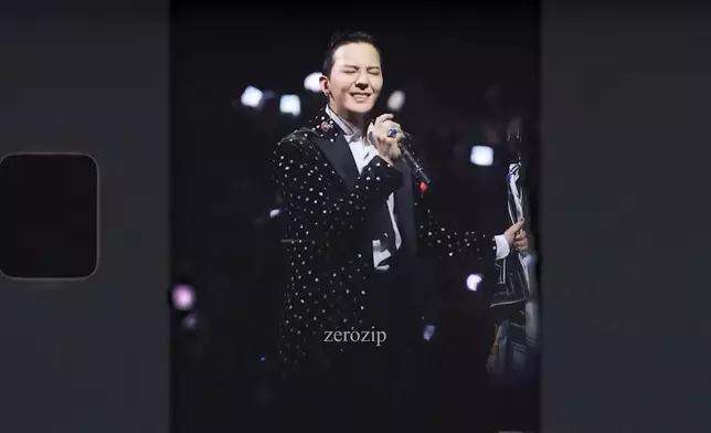 GD將表演調整為較肅穆的風格。影片截圖