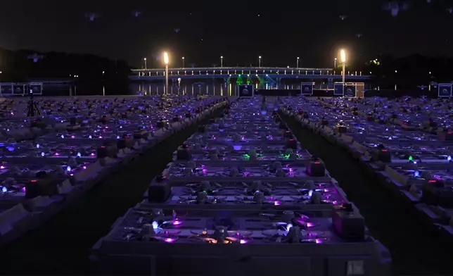 1萬2千架無人機同時升空。