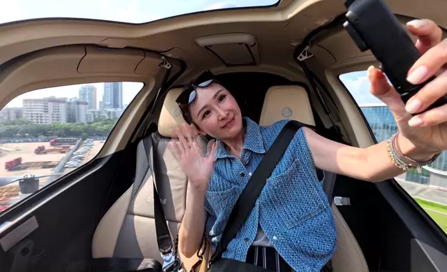 親身體驗未來低空交通工具——載人無人機，直呼驚喜。