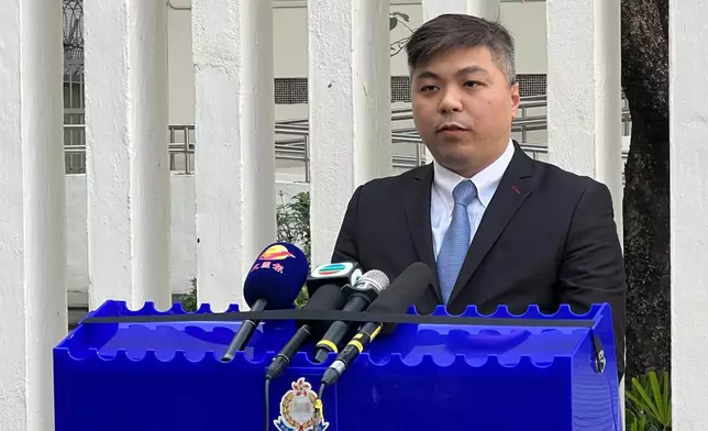 警方新界北總區科技及財富罪案組高級督察葉穎豪。