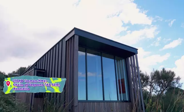 Christy入住Chain of Lagoons，標榜綠色生態度假村，面向塔斯曼海。