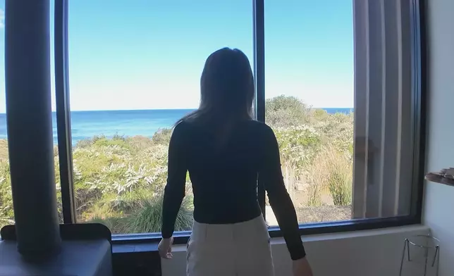 Christy入住Chain of Lagoons，標榜綠色生態度假村，面向塔斯曼海。