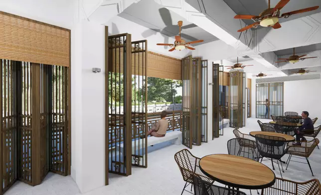 「景賢里．養生殿－基於普洱茶、中醫藥」構想圖。發展局局長隨筆圖片