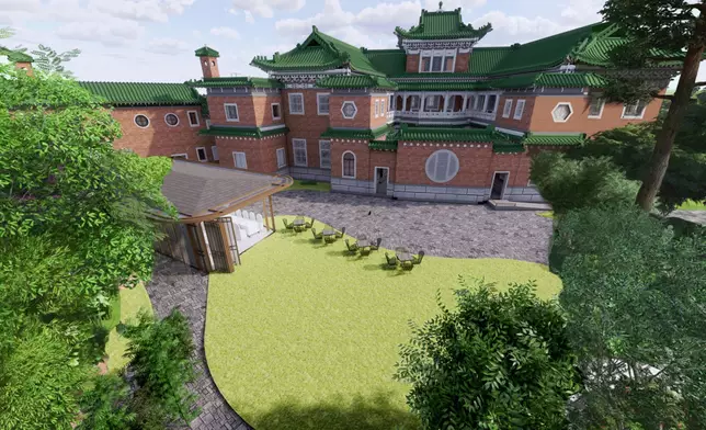 「景賢里．養生殿－基於普洱茶、中醫藥」構想圖。發展局局長隨筆圖片