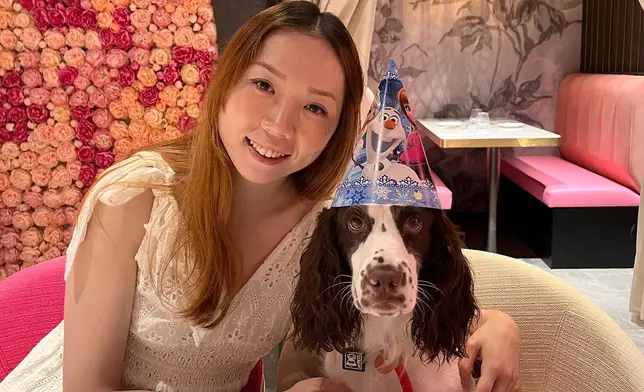 馬浩宜係愛狗之人。