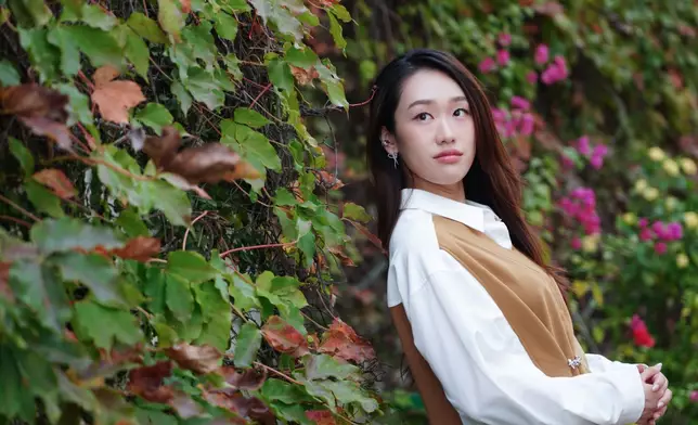 曾文心指能在現場近距離觀摩佘詩曼演出，已是寶貴的學習經歷。