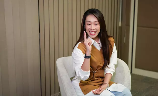 以飛躍進步女藝員為目標。