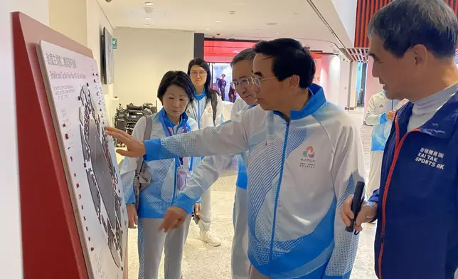 程凱主席在參觀後高度評價體育園的場地設施及配套，認為其對推動區域體育及殘疾人運動發展具有重要意義。