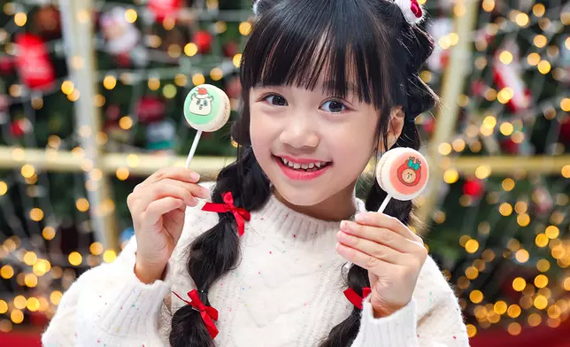 LINE FRIENDS x Panda Friends 造型冬日甜品，包括馬卡龍及曲奇等