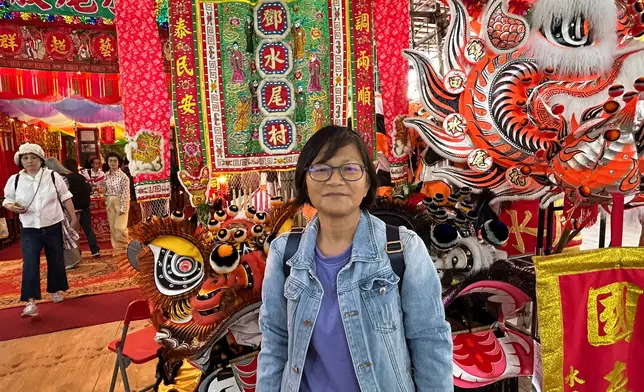 廈村鄉鄉事委員會傳統文化顧問鄧妙薇，巴士的報記者攝