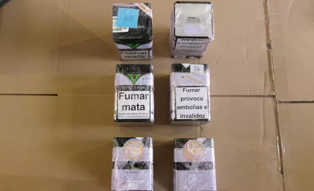 ​香港海關偵破兩宗利用內河船走私約七千五百萬元貨物案件。 政府新聞處圖片