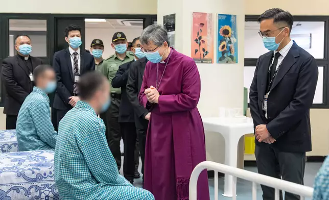 在囚人士參與聖誕節活動。政府新聞處圖片