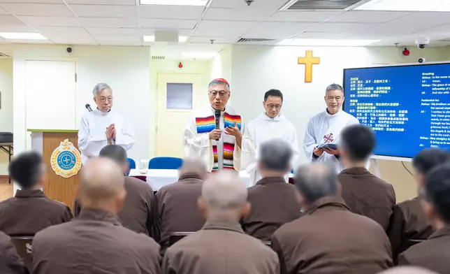 在囚人士參與聖誕節活動。政府新聞處圖片