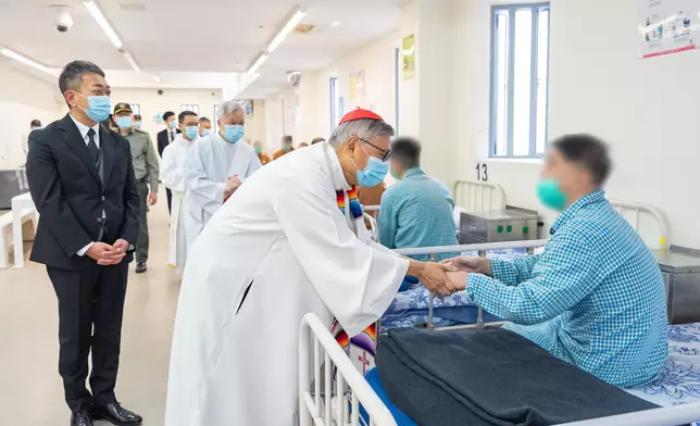 在囚人士參與聖誕節活動。政府新聞處圖片