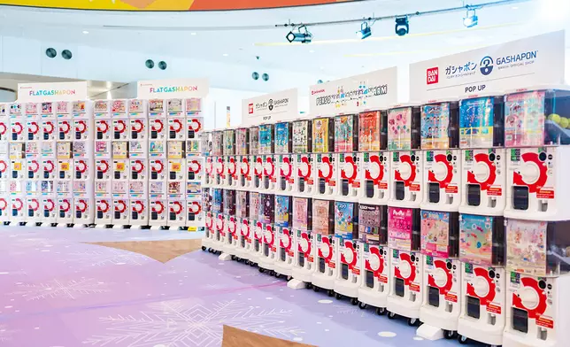 全港最大型雲集1,000部扭蛋機 集結逾100個風靡全城動漫卡通IP