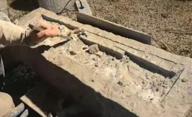 農莊推「石槽火鍋」，因外型似「豬槽」意外爆紅。影片截圖