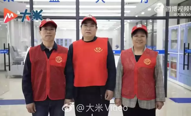 農民3姐弟21年間累計獻血558次還帶動家族30多人加入。影片截圖