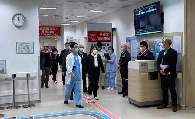 范鴻齡及李夏茵到場視察。巴士的報記者攝