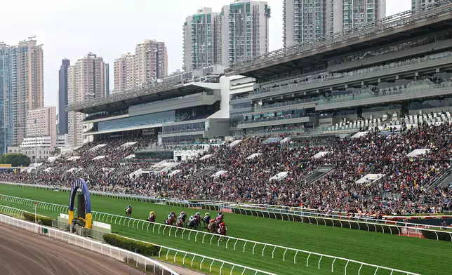 「好運1月1」元旦賽馬日吸引4萬9千多人入場。香港賽馬會圖片