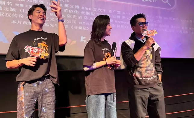 古仔日前因身體不適缺席佛山路演，今日（3日）已精神奕奕歸隊，現身深圳謝票活動。