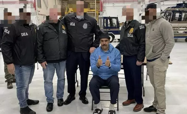 馬杜羅預計當地星期一在紐約南區聯邦地區法院出庭。X圖片