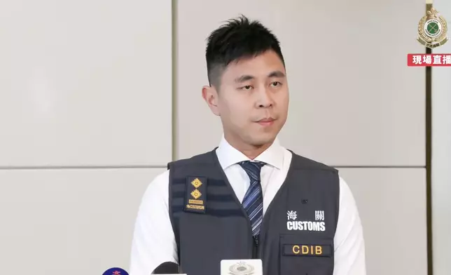 香港海關fb視頻截圖