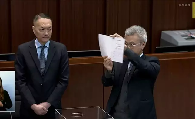 點票以即場唱票形式進行。