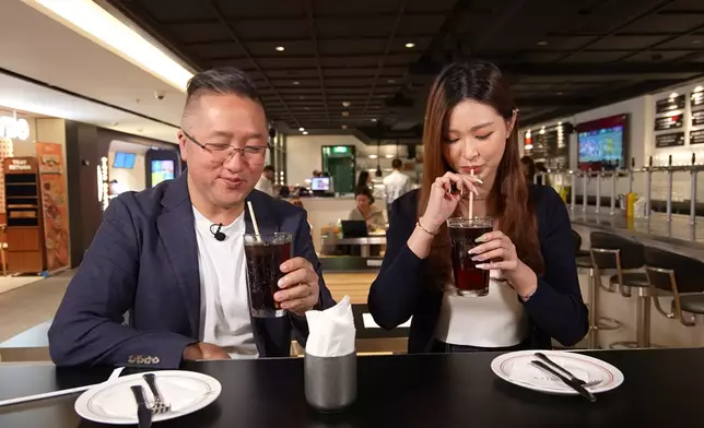 從Gillian飲完根汁啤酒後的反應，就知她不太欣賞。