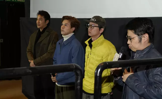 左起：譚耀文、應智越（細貓）、林家熙（Locker）