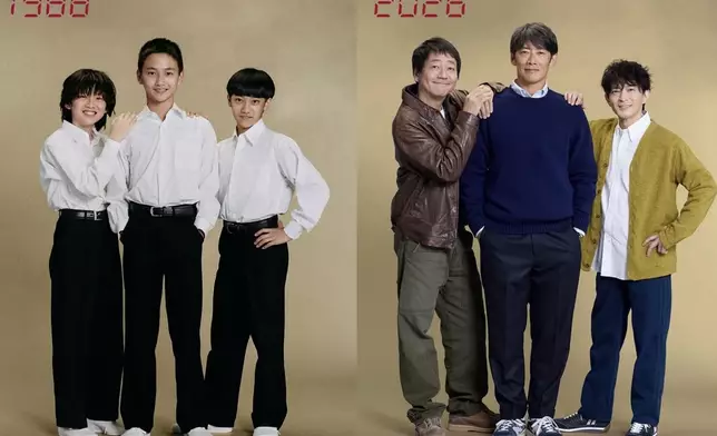 劇組在300多名小演員中找出3位主角的年輕版。（《波子汽水猴子》官方Instagram圖片）