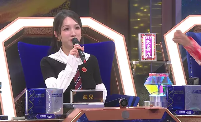 海兒表示：「This is story telling，五體投地。」