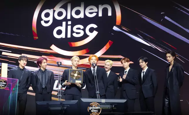 Stray Kids獲專輯部門年度大賞。金唱片官方圖片