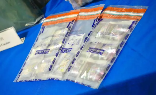 大角咀搗破毒品儲存倉檢獲一批證物。