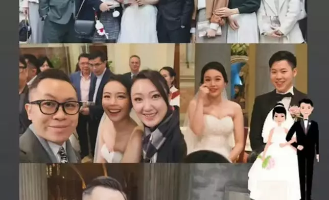 林婷婷結婚，金盈亦有出席。